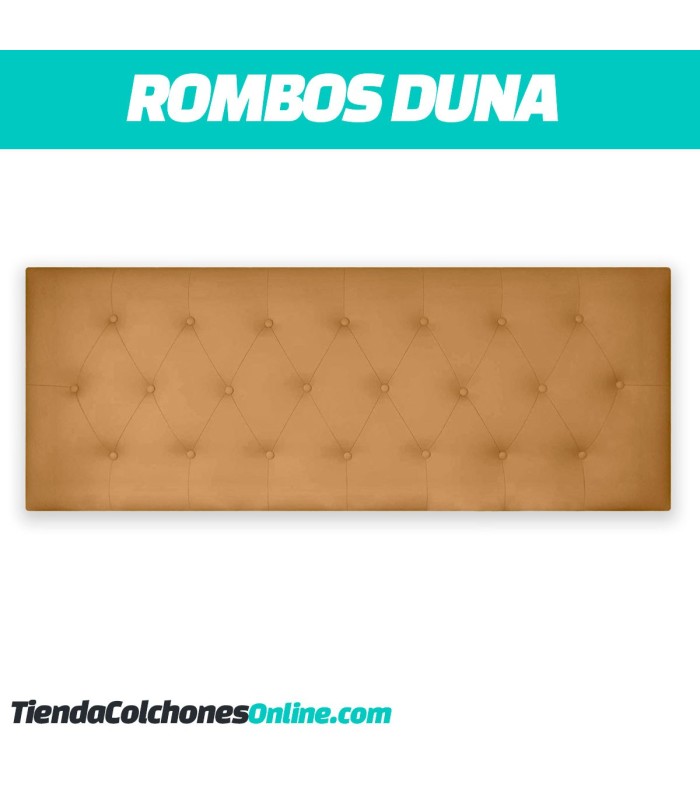 Cabecero Rombos duna, modelo horizontal barato - TiendaColchonesOnline.com