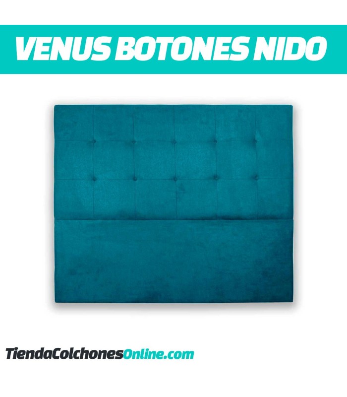 Cabecero Venus botones nido, precio económico y en una amplia gama de colores