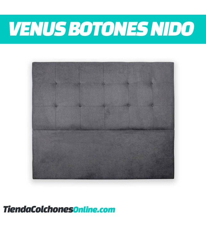 Cabecero Venus botones nido, precio económico y en una amplia gama de colores