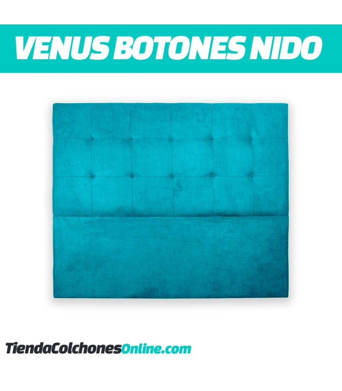 Cabecero Venus botones nido, precio económico y en una amplia gama de colores