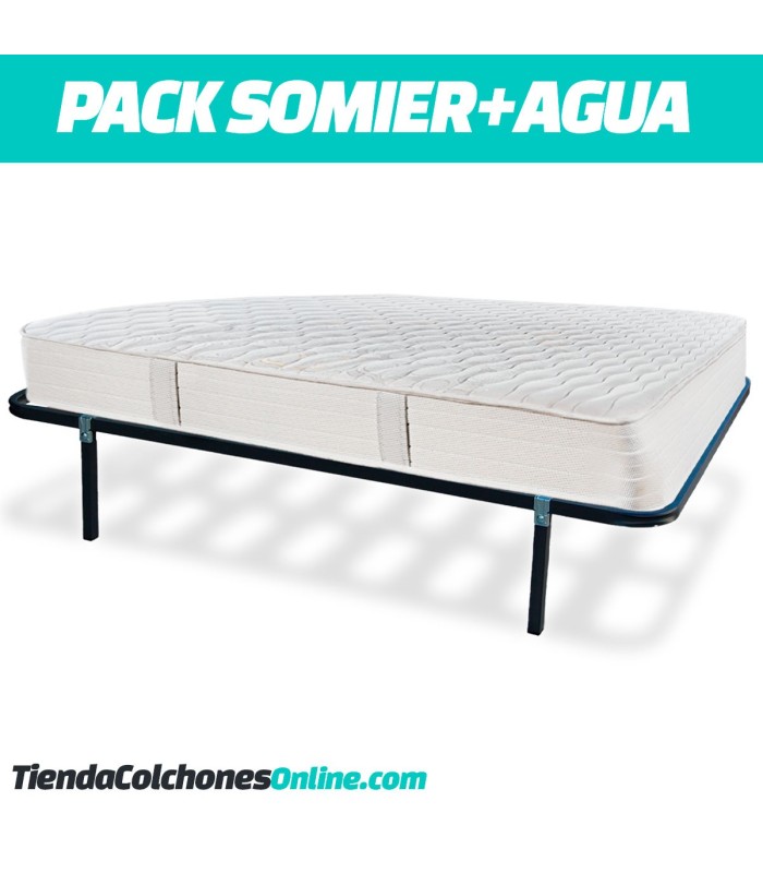 Pack somier + colchón Agua barato -  TiendaColchonesOnline.com