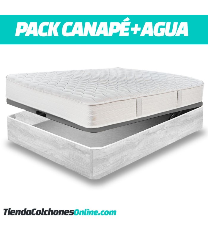 Pack canapé + colchón Agua barato - TiendaColchonesOnline.com